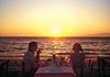 Romantic sunset dinner in Lardos, Rhodes